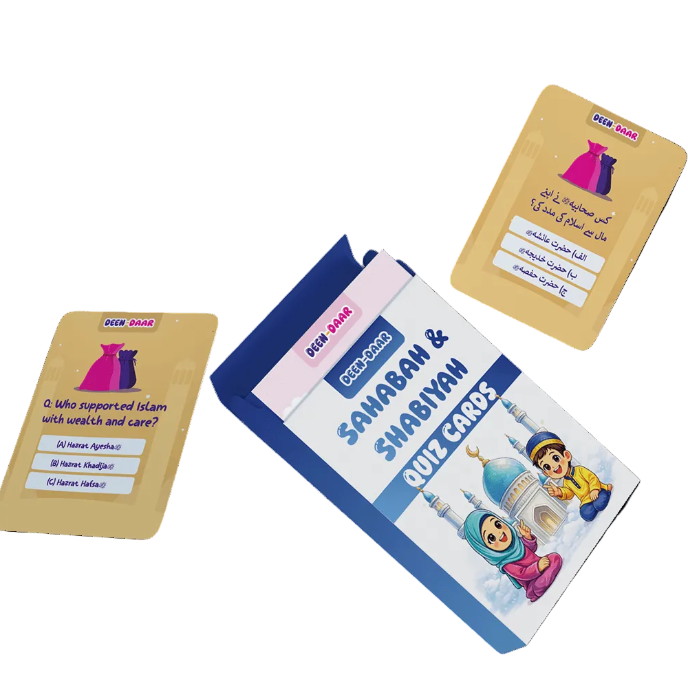 Sahabah And Sahabiyah Quiz Cards For Kids