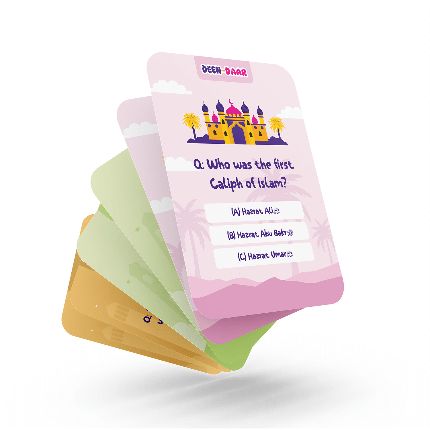 Sahabah And Sahabiyah Quiz Cards For Kids